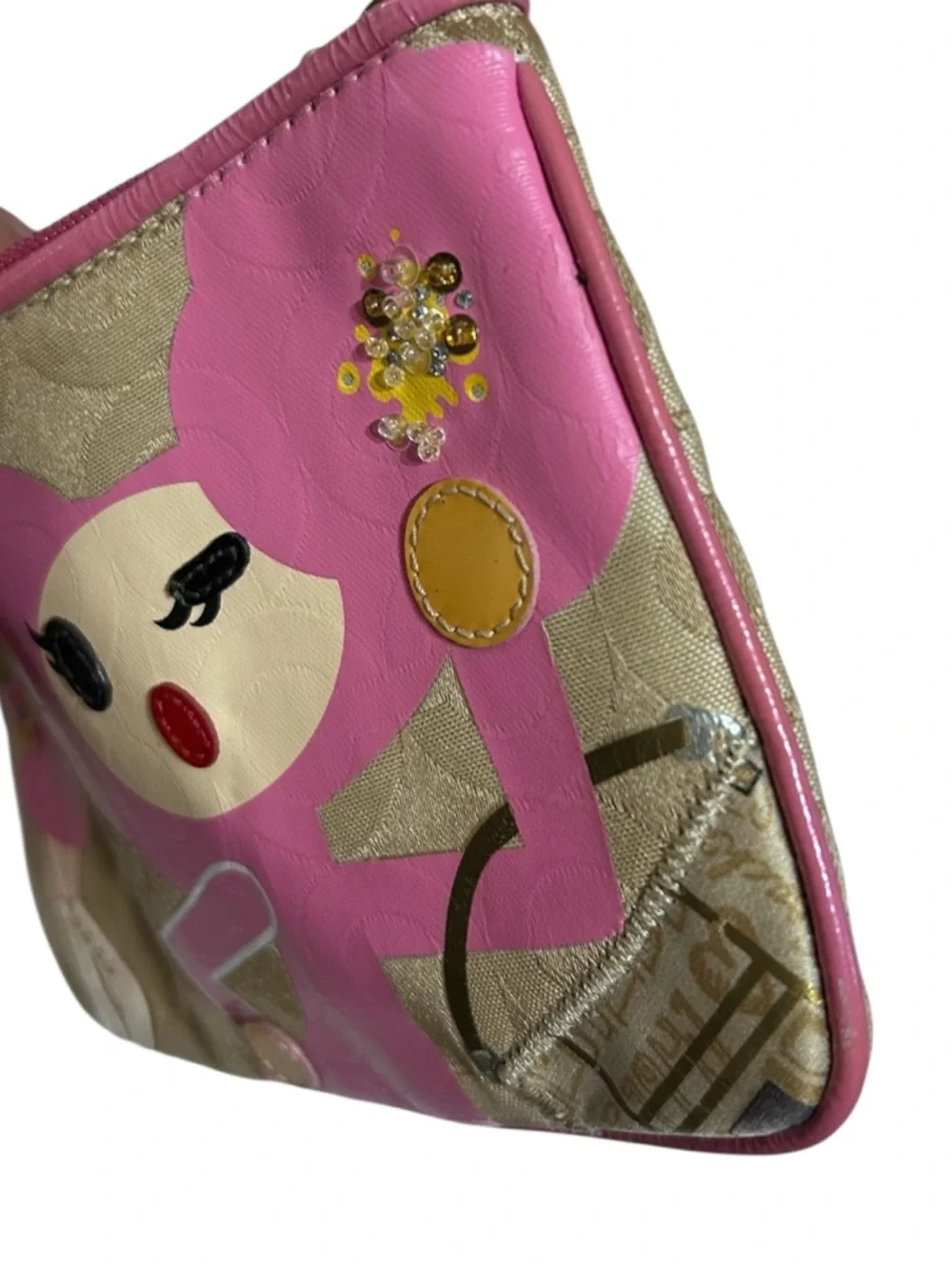 Coach Poppy Chan "Pinky" Wristlet Rare Limited Edition - Picture 4 of 11